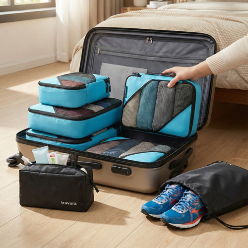 6-in-1 Pro Packing Cubes Set for Travel