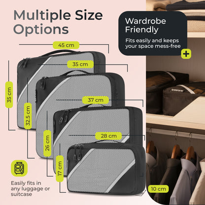 6-in-1 Pro Packing Cubes Set for Travel