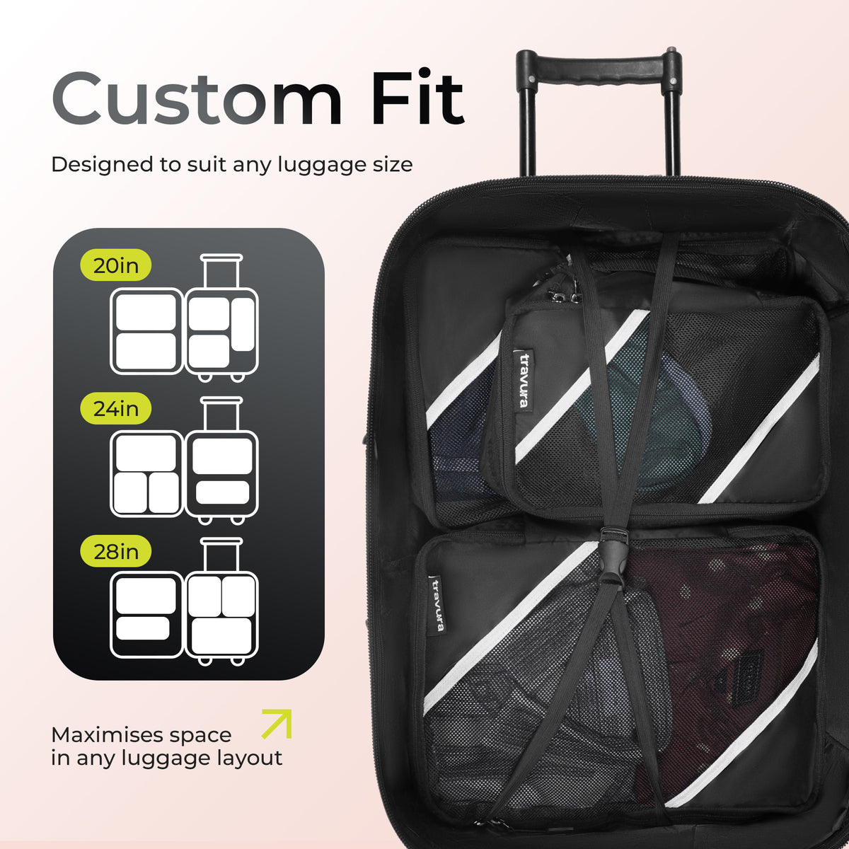 6-in-1 Pro Packing Cubes Set for Travel